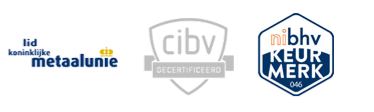 certifitied vca iso 9001 lid metaalunie cibv bhv keurmerk
